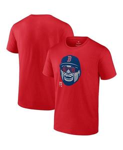 Мужская красная футболка с логотипом David Ortiz Boston Red Sox Hall of Fame Fanatics, красный