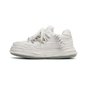 MOMGOG Низкие скейтерские кроссовки унисекс белые, цвет White