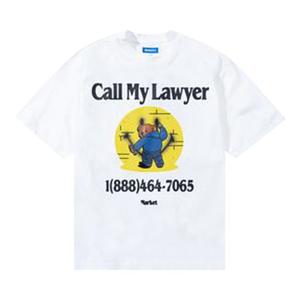 Футболка Market Smiley Call My Lawyer Bear T-Shirt, White