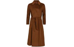 MaxMara Studio Коричневое женское пальто, Brown