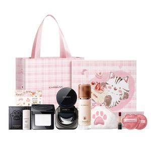 Набор для макияжа Advanced Base Makeup CP3 Box: тональная основа, пудра, праймер, помада - одиннадцать предметов Carslan, naughty recommendation | little mischief 4.0+черный magnetic loose powder 01+черный magnetic compact powder