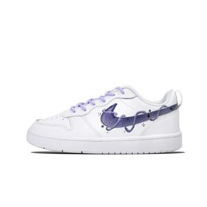 Детские скейтерские кроссовки Court Borough для младших школьников Nike, белый/серый/фиолетовый