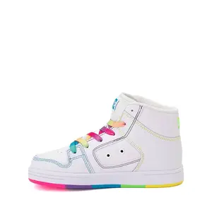 Кеды DC Manteca 4 Hi Skate Shoe, белый/радужный