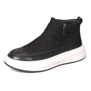 Devanro Мужские бело-черные ботинки на низком ходу, цвет Black White Base