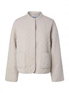 PIECES Куртка межсезонная 'PCRIKKE' в цвете Silver Grey