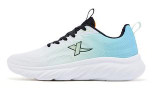 Кроссовки Xtep для мужчин, цвет sail white/jelly green/blue sea