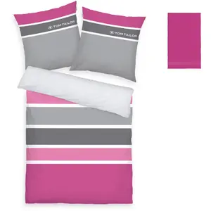 Постельное белье Tom Tailor Home Феликс на молнии, beere