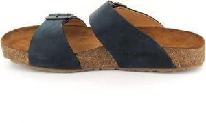 HAFLINGER Andrea Elegant кожаные сандалии с резиновой подошвой и корковой латексной стелькой Unisex, Marino