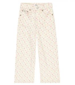 Джинсы из хлопка с цветочным принтом Polo Ralph Lauren, разноцветный