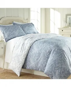 Комплект постельного белья Winter Brush с двусторонним наполнителем из искусственного пуха, размер Twin/Twin XL Southshore Fine Linens, синий