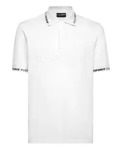 Футболка-Поло - заявление Plein Sport, белый
