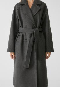 Тренчкот SOFT-TOUCH Stradivarius, серый