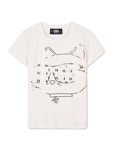 Футболка обычного кроя Z30447 D Karl Lagerfeld Kids, экрю