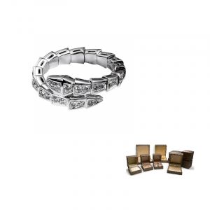 Bvlgari Кольцо из белого золота для женщин