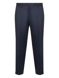 Брюки с защипами и отворотами D4.0, синий