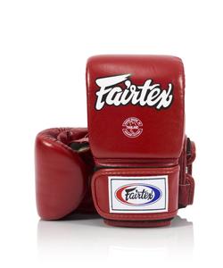 Перчатки Fairtex Super Sparring Bag Gloves - Open Thumb, красный