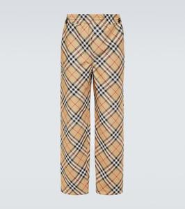 Клетчатые спортивные брюки Burberry, Sand Ip Check