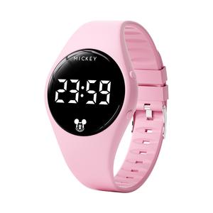 Disney Часы Electronic Movement Silicone Strap Watch Unisex Black Dial