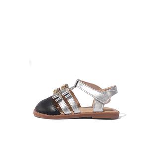 Детские сандалии с низким верхом ABC DOUKIDS с противоскользящим покрытием ABCdoukids, серебряный