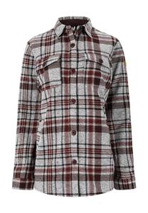 Флисовая рубашка Milly с великолепным клетчатым узором WHISTLER, цвет Sable