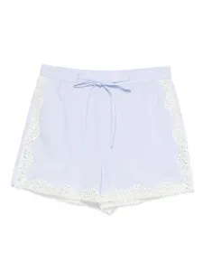 Шорты с кружевом Sandro, синий