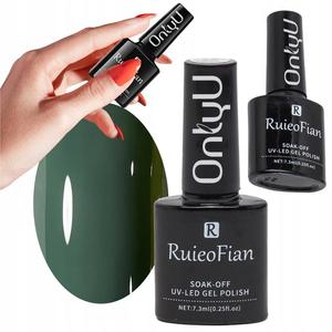 ГИБРИДНЫЙ ЛАК ДЛЯ НОГТЕЙ OLIVE GREEN С УФ-БЛЕСКОМ OnlyU/L061