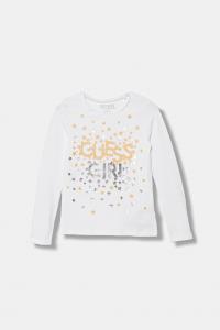 Детский лонгслив Guess, белый