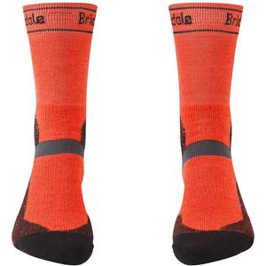 Мужские зимние носки MTB Weight T2 из мериноса Bridgedale, оранжево-черный