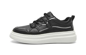 HLA Мужские лоу-топ скейтборд кроссовки черные, цвет Black