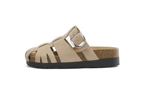 Женские сандалии с закрытым носком из ПВХ и поливинилхлорида, устойчивые к запахам HLA, Yellow