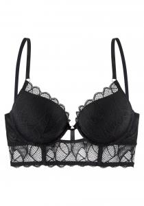 Бюстгальтер пуш-ап LASCANA, Black