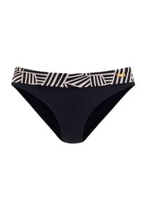 Бикини Mix-Kini — базовые плавки с отворотом на талии Lascana, черный