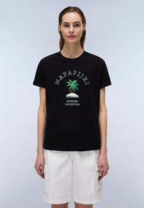 Футболка с принтом FETE BLACK BEAUTY Napapijri, черный