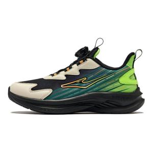 ERKE KIDS Антискользящие износостойкие низкие кроссовки для бега beauty wind бежевый черный зеленый детские