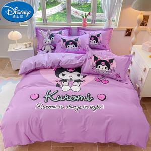 Disney Комплект постельного белья 1,2 м, 3 предмета, для кровати 150*200 см, хлопок, Greedy Kuromi