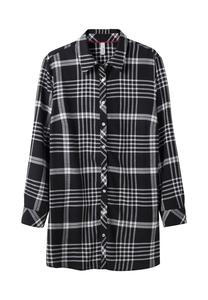 Блузка-Рубашка в клетку Sheego, черный
