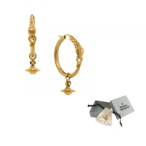 Vivienne Westwood Латунные серьги Women's Antique Gold