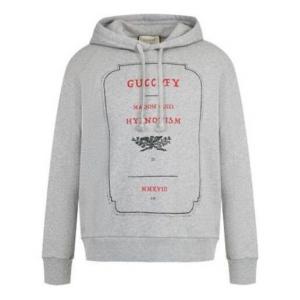 Толстовка hypnotism graphic hooded sweatshirt 'grey' Gucci, серый