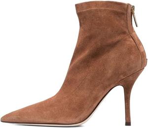 Женские ботильоны XYD на высоком каблуке, осень-зима, короткие, с заостренным носком, на молнии сзади, с каблуком, теплые и удобные, обувь для нарядов, Peru