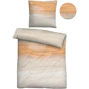 Постельное белье Biberna «Адам», 100% хлопок, без глажки, на молнии, можно использовать круглый год, цвет natur