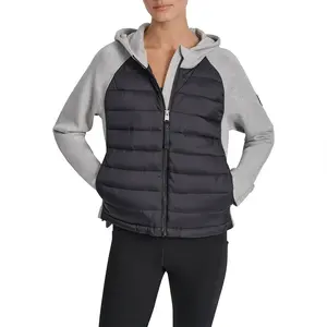 Куртка DKNY Scuba Hybrid Quilted, черный