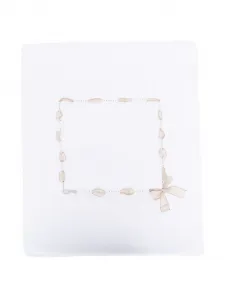 Одеяло с бантом Little Bear, белый