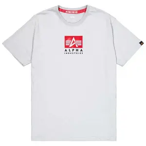 Футболка Alpha Industries Satin Logo T, белый