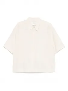 Рубашка с короткими рукавами Studio Nicholson, нейтральный