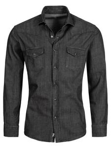 Рубашка на пуговицах стандартного кроя Rock Creek, антрацит