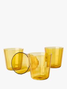 Стакан Fade Glass, набор из 4 штук, 260 мл, цвет Amber The Conran Shop, ber