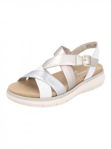 Классические босоножки remonte, цвет weiß/gold