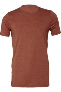 Футболка Bella + Canvas Heather Cvc с коротким рукавом, коричневый