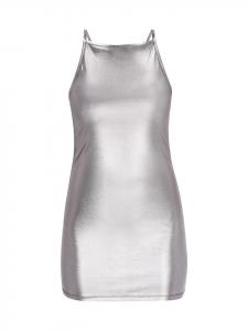 Платье до колена myMo at night, серебряный