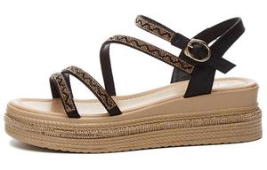 Женские сандалии на одной застежке DAPHNE, 4622303017 Черный